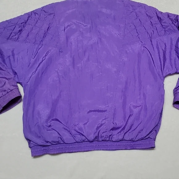 Vintage 90s Casual Isle Purple Full-zip Jacket High Rise Shell Suit Tracksuit M